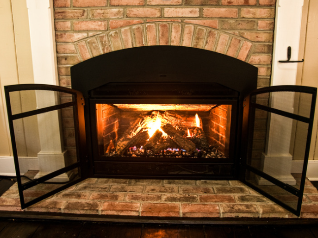 gas fireplace installation